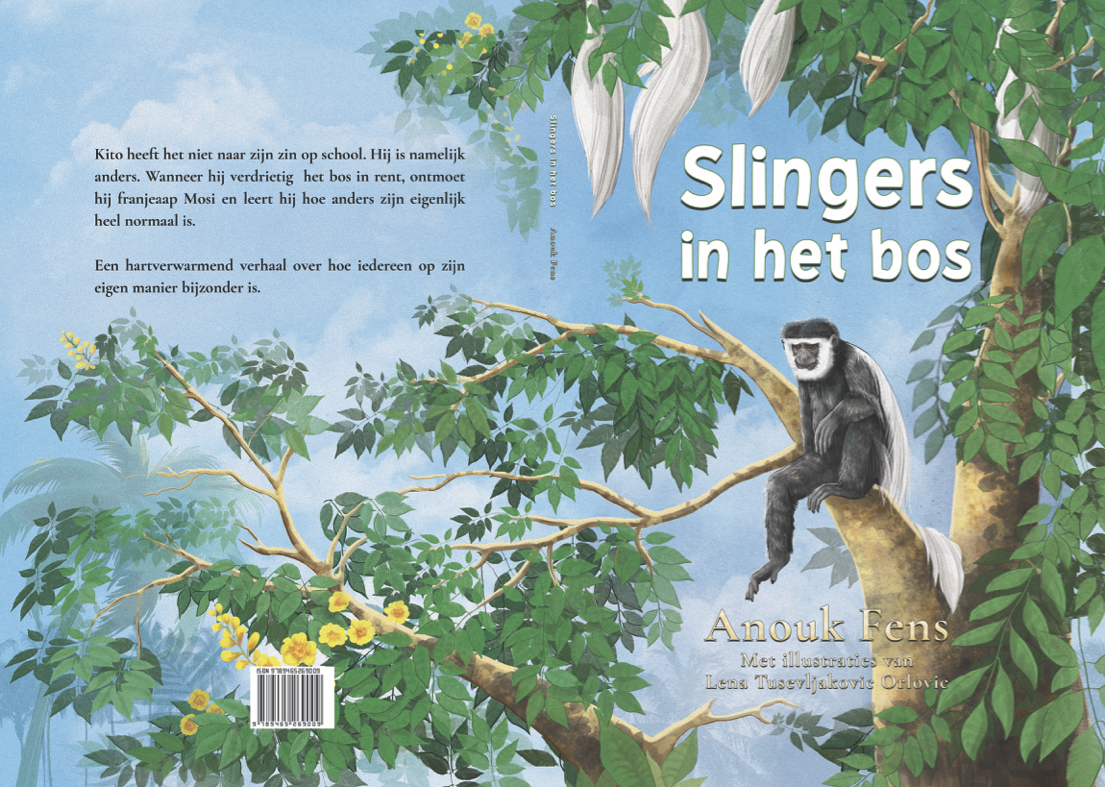 Slingers in het bos